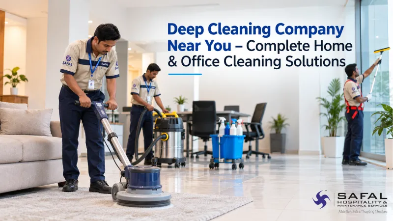 Deep Cleaning Company Near You – Complete Home & Office Cleaning Solutions