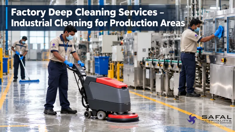 Factory Deep Cleaning Services – Industrial Cleaning for Production Areas