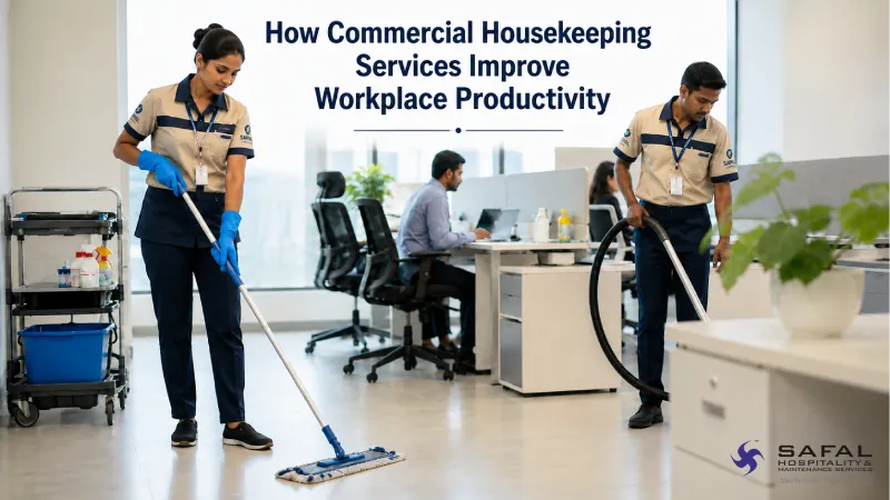 How Commercial Housekeeping Services Improve Workplace Productivity