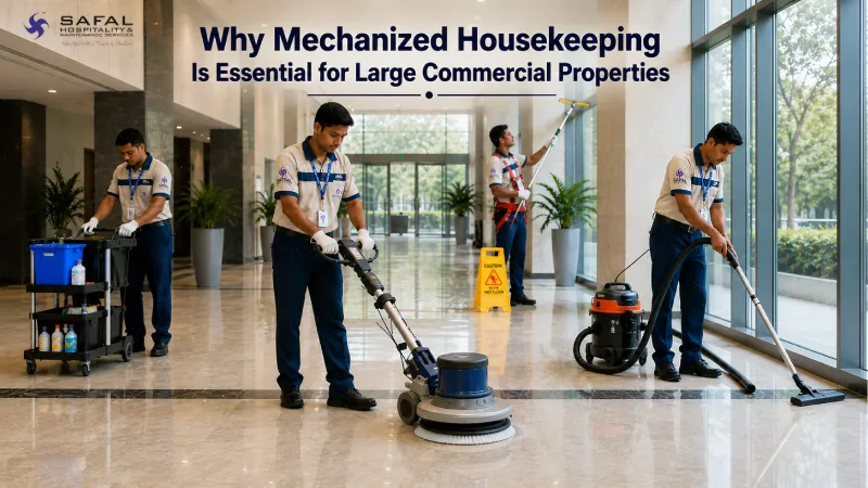 Why Mechanized Housekeeping Is Essential for Large Commercial Properties
