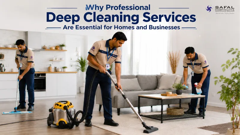 Why Professional Deep Cleaning Services Are Essential for Homes and Businesses